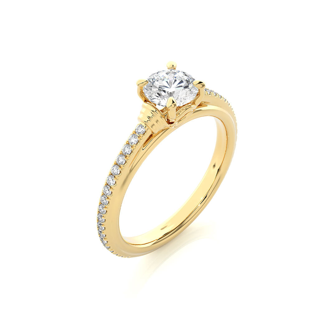 18k Real Diamond Ring JGD-2305-08776