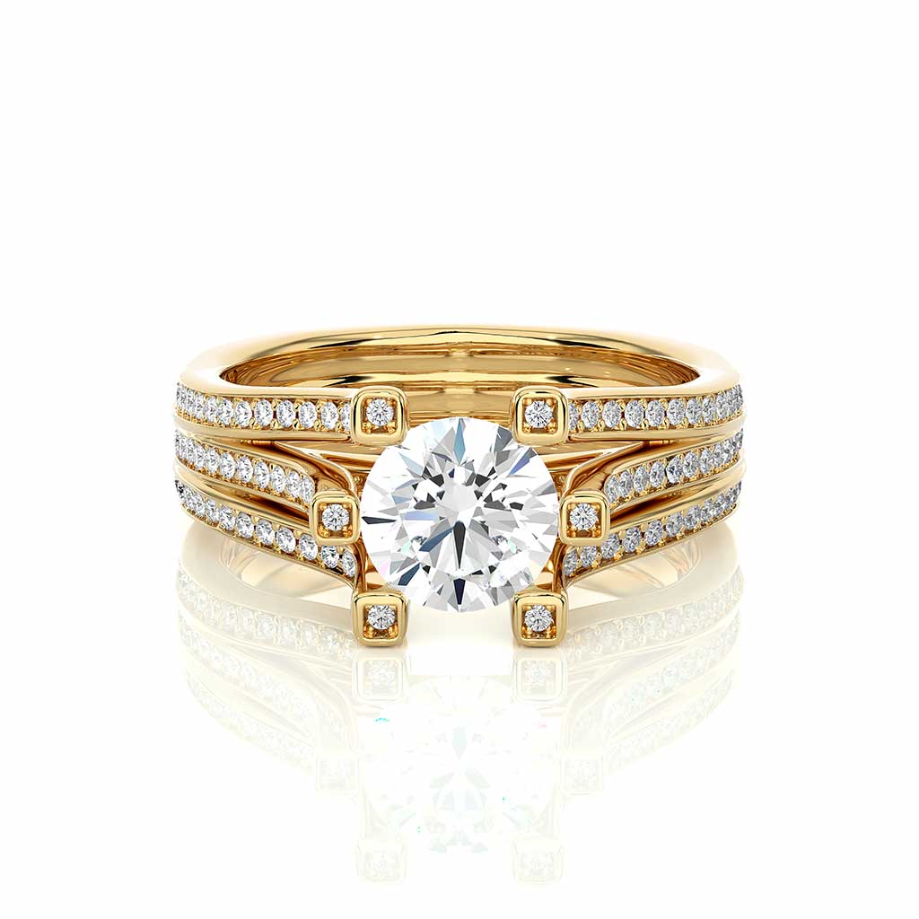 18k Real Diamond Ring JGD-2305-08795