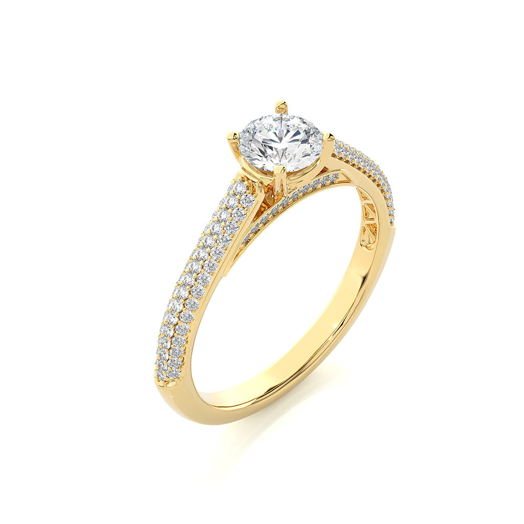 18k Real Diamond Ring JGD-2305-08800