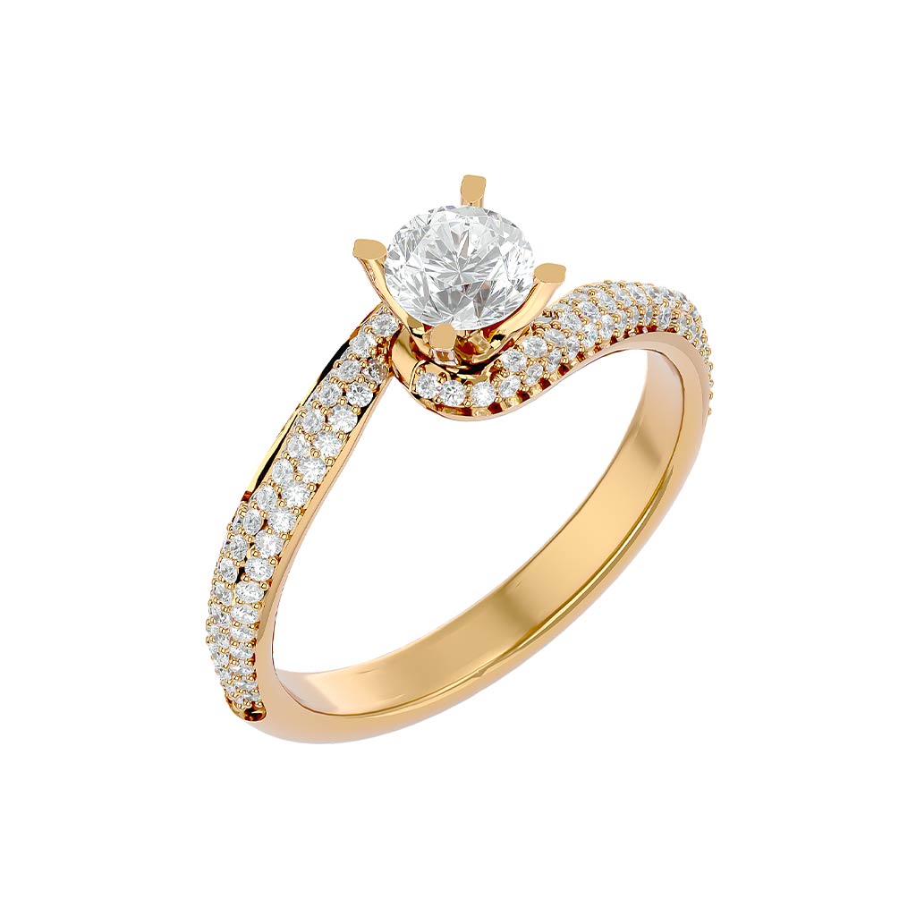 18k Real Diamond Ring JGD-2305-08808