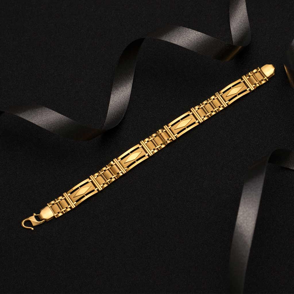 22k Plain Gold Bracelet JGS-2002-01276