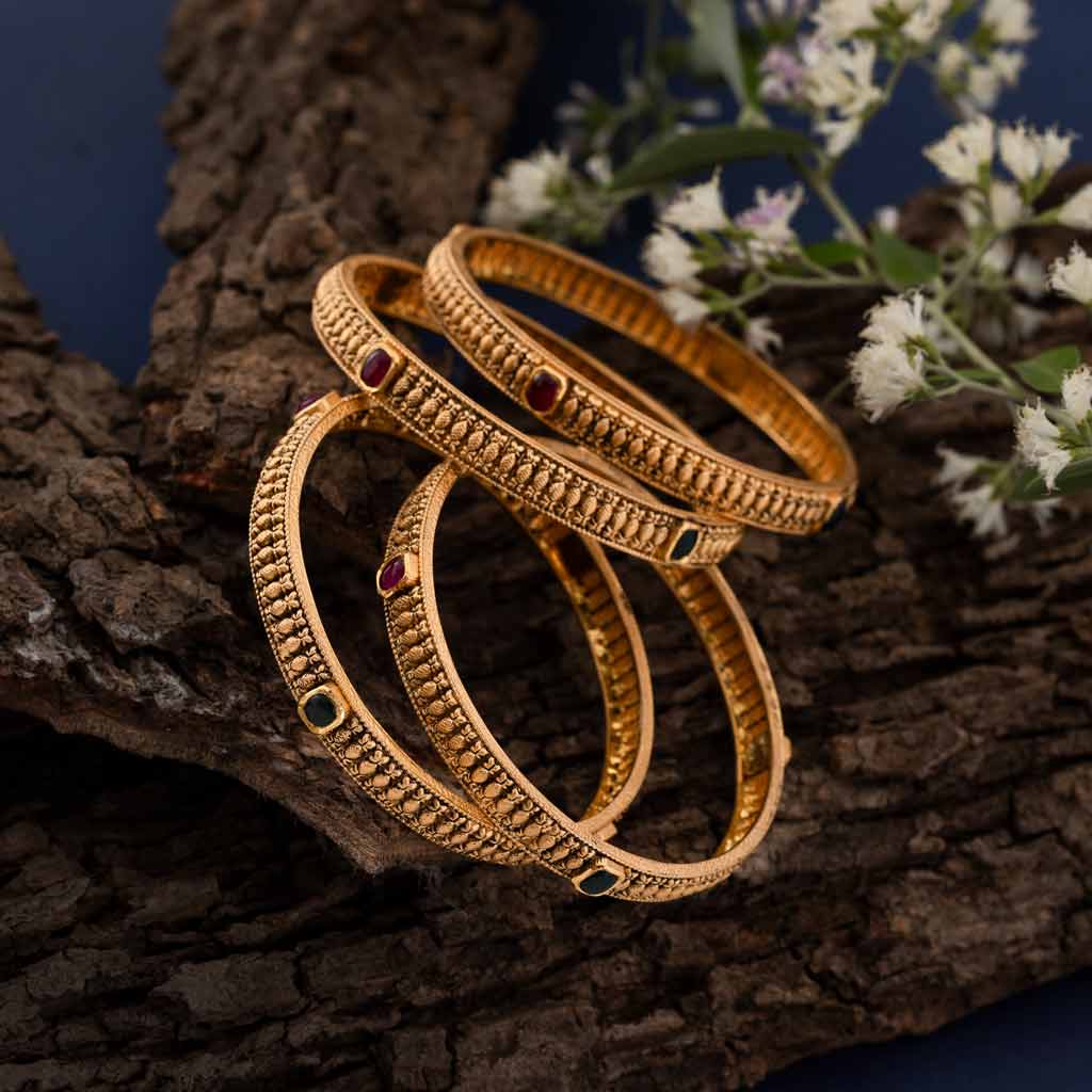 22k Jadtar Bangles JGS-2002-01749