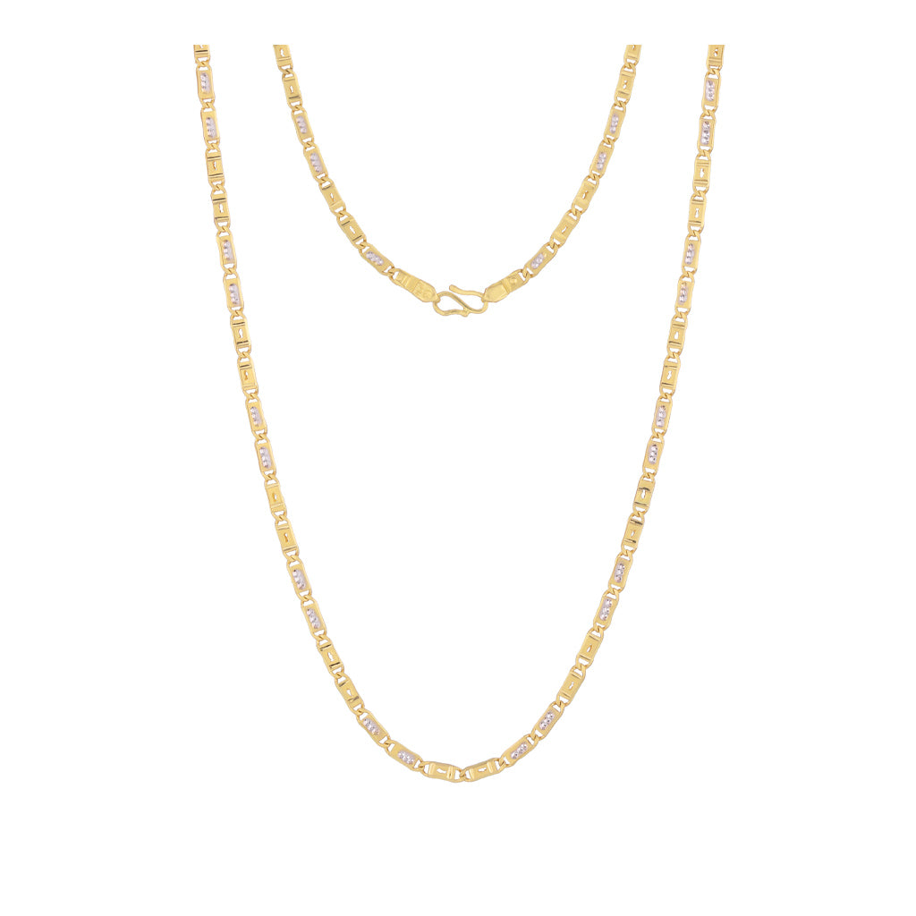 22k Plain Gold Chain JGS-2108-03898