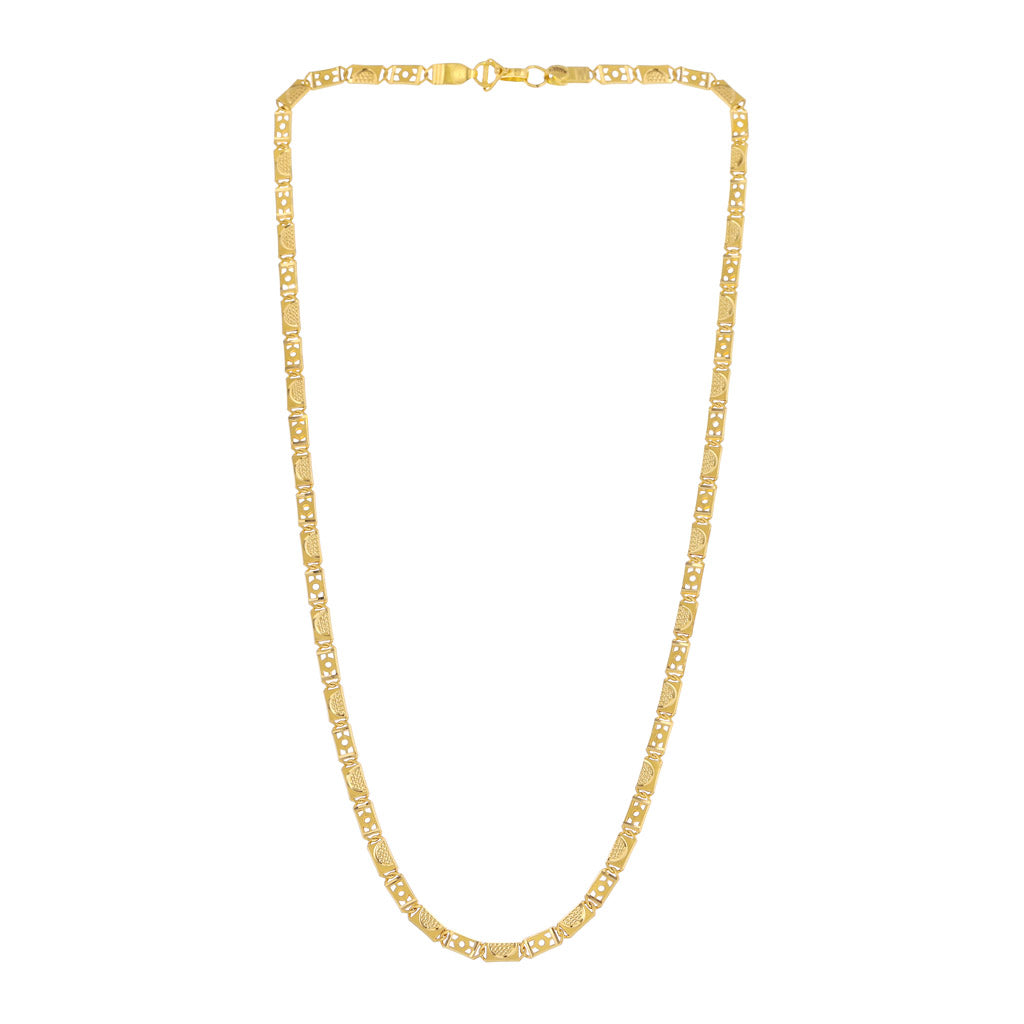 22k Plain Gold Chain JGS-2108-04317