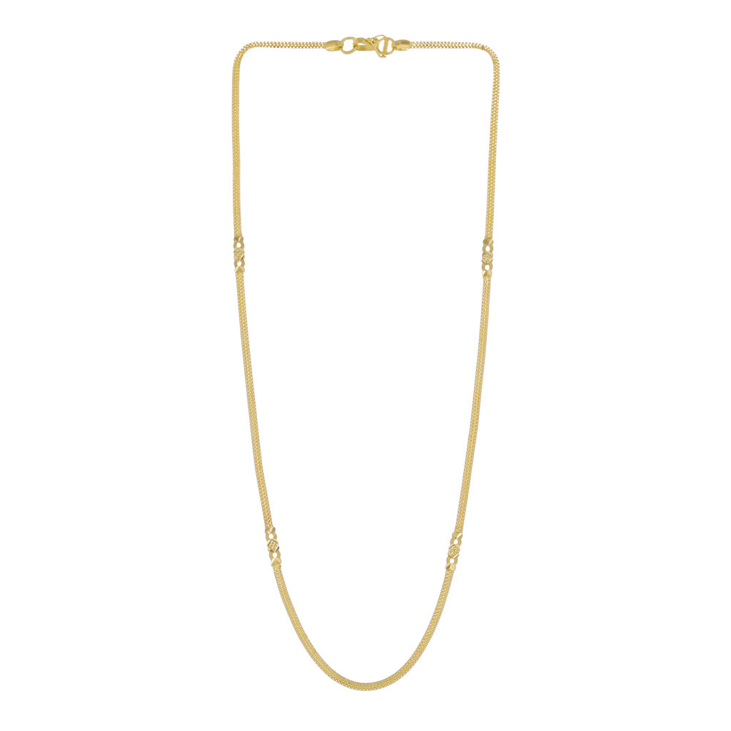 22k Plain Gold Chain JGS-2108-04319