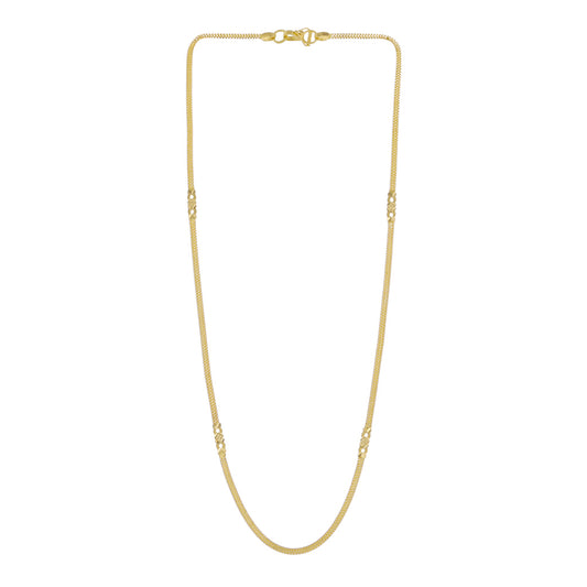 22k Plain Gold Chain JGS-2108-04319