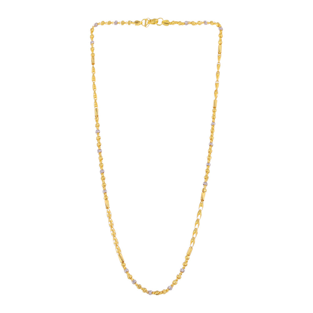 22k Plain Gold Chain JGS-2108-04320