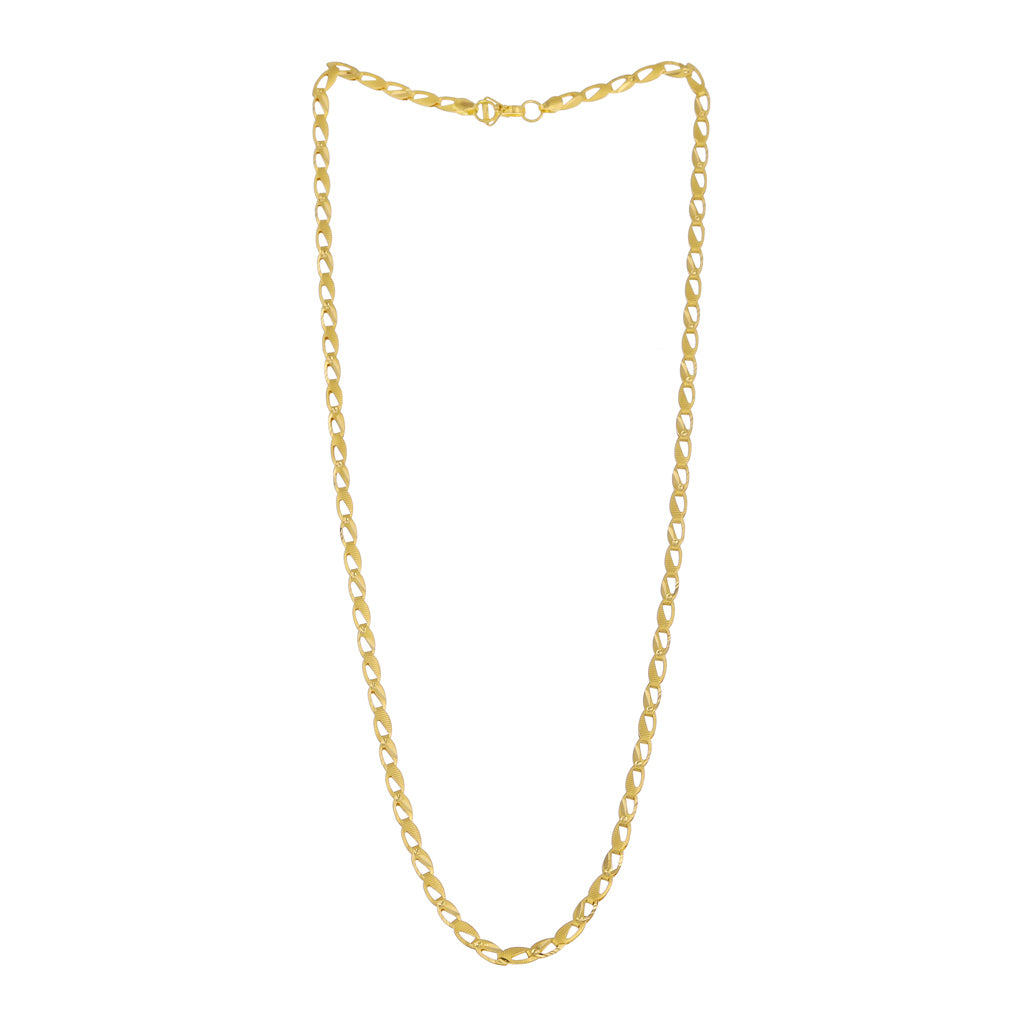 22k Plain Gold Chain JGS-2108-04326