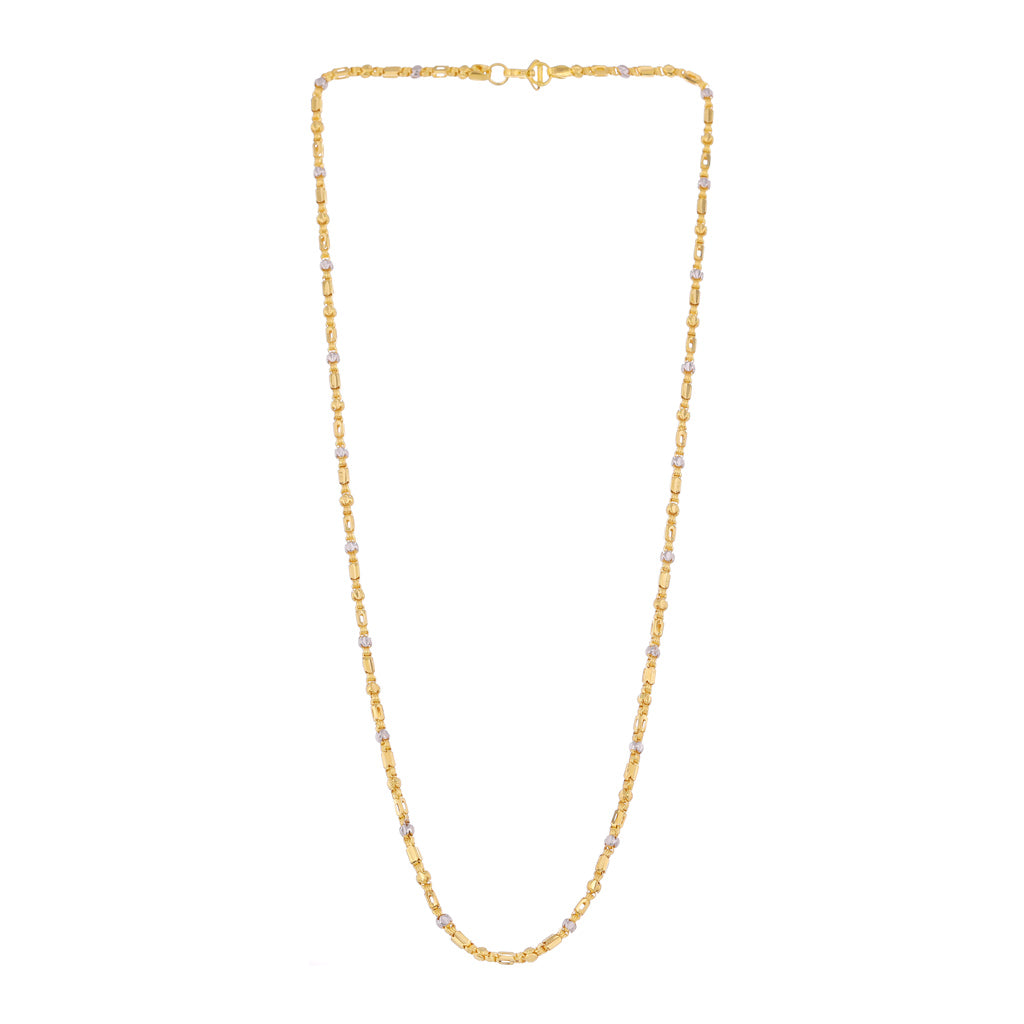 22k Plain Gold Chain JGS-2108-04328