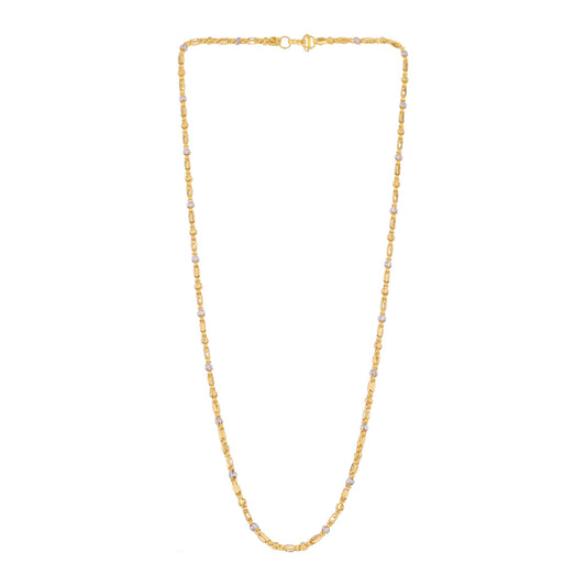 22k Plain Gold Chain JGS-2108-04328