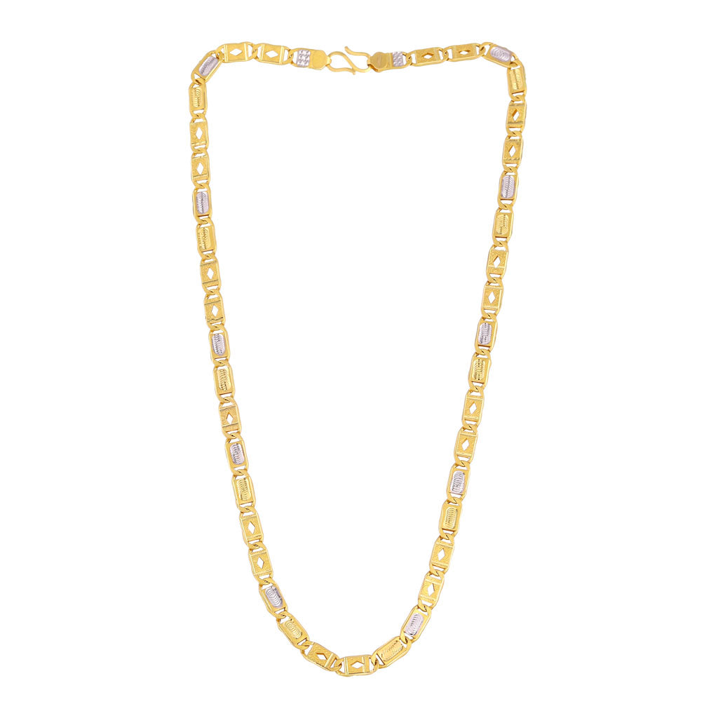 22k Plain Gold Chain JGS-2108-04331