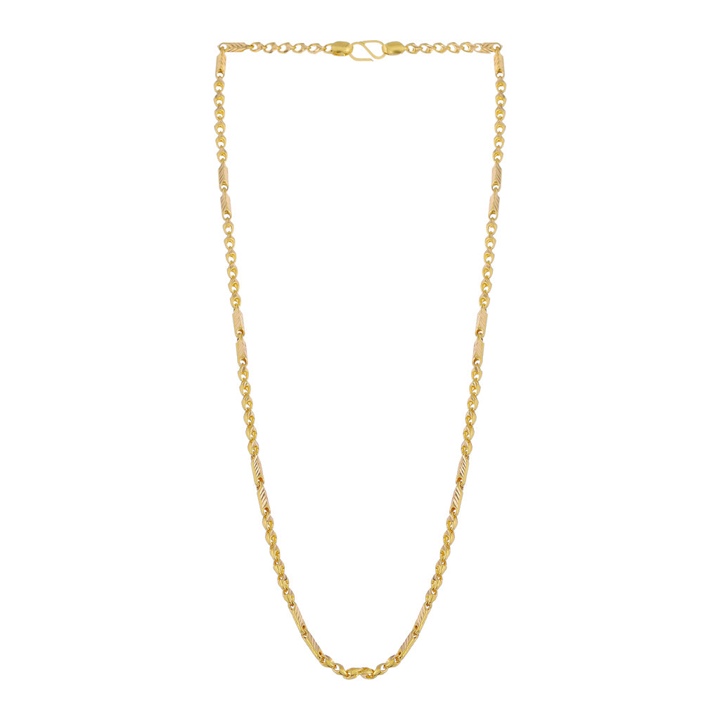 22k Plain Gold Chain JGS-2108-04332