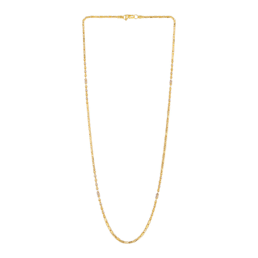 22k Plain Gold Chain JGS-2108-04333