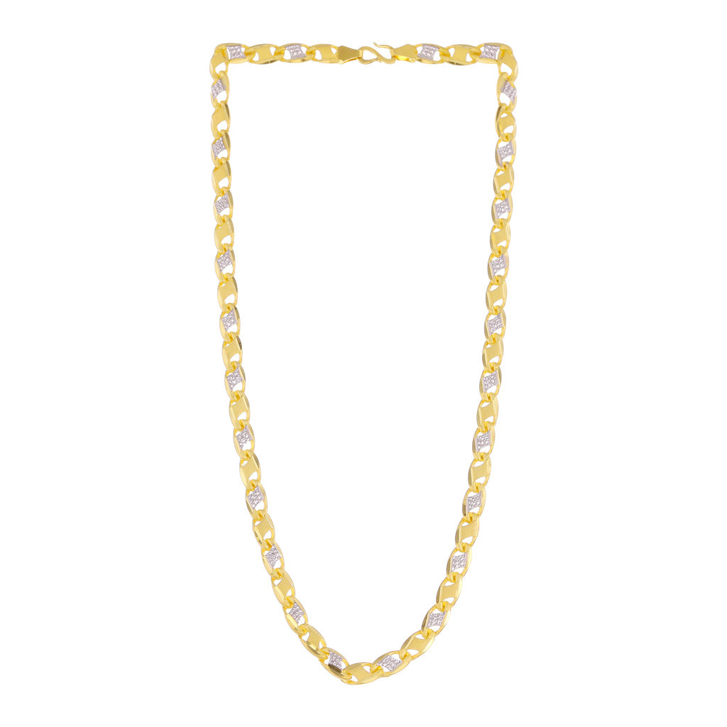 22k Plain Gold Chain JGS-2108-04334