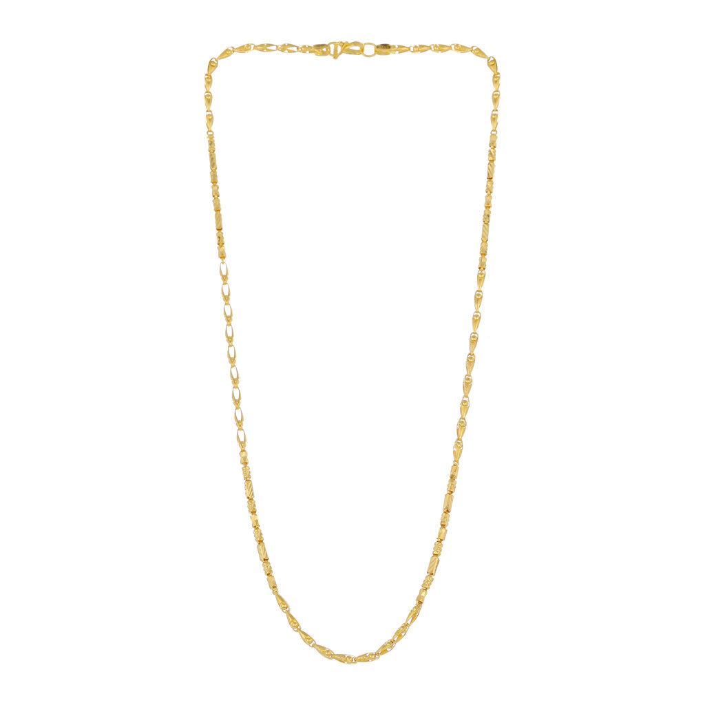 22k Plain Gold Chain JGS-2108-04337