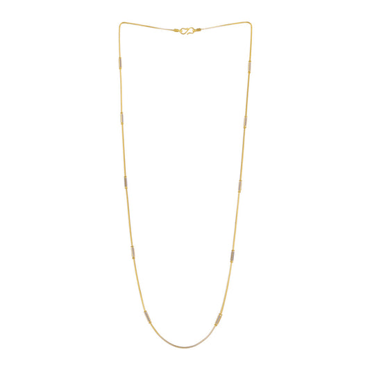 22k Plain Gold Chain JGS-2108-04346