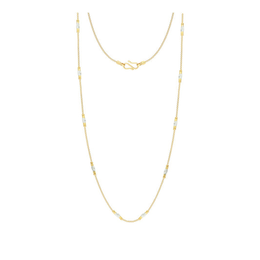 22k Casting V Gold Necklace, 64 Grams