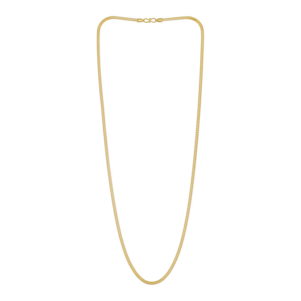 22k Plain Gold Chain JGS-2108-04357