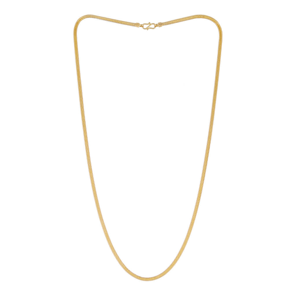 22k Plain Gold Chain JGS-2108-04361