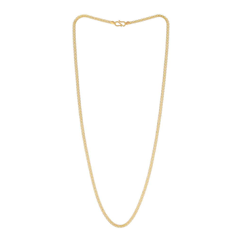 22k Plain Gold Chain JGS-2108-04365