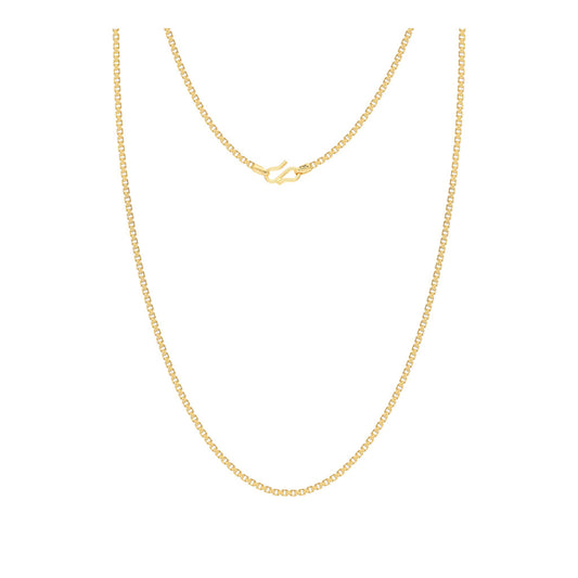 22k Plain Gold Chain JGS-2108-04370