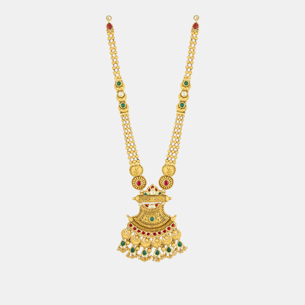 22k Jadtar Necklace Set JGS-2207-06595