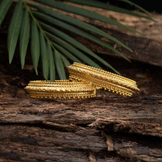 22k Plain Gold Bangles JGS-2306-08884