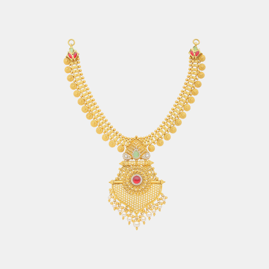 22k Jadtar Necklace Set JGS-2306-08913