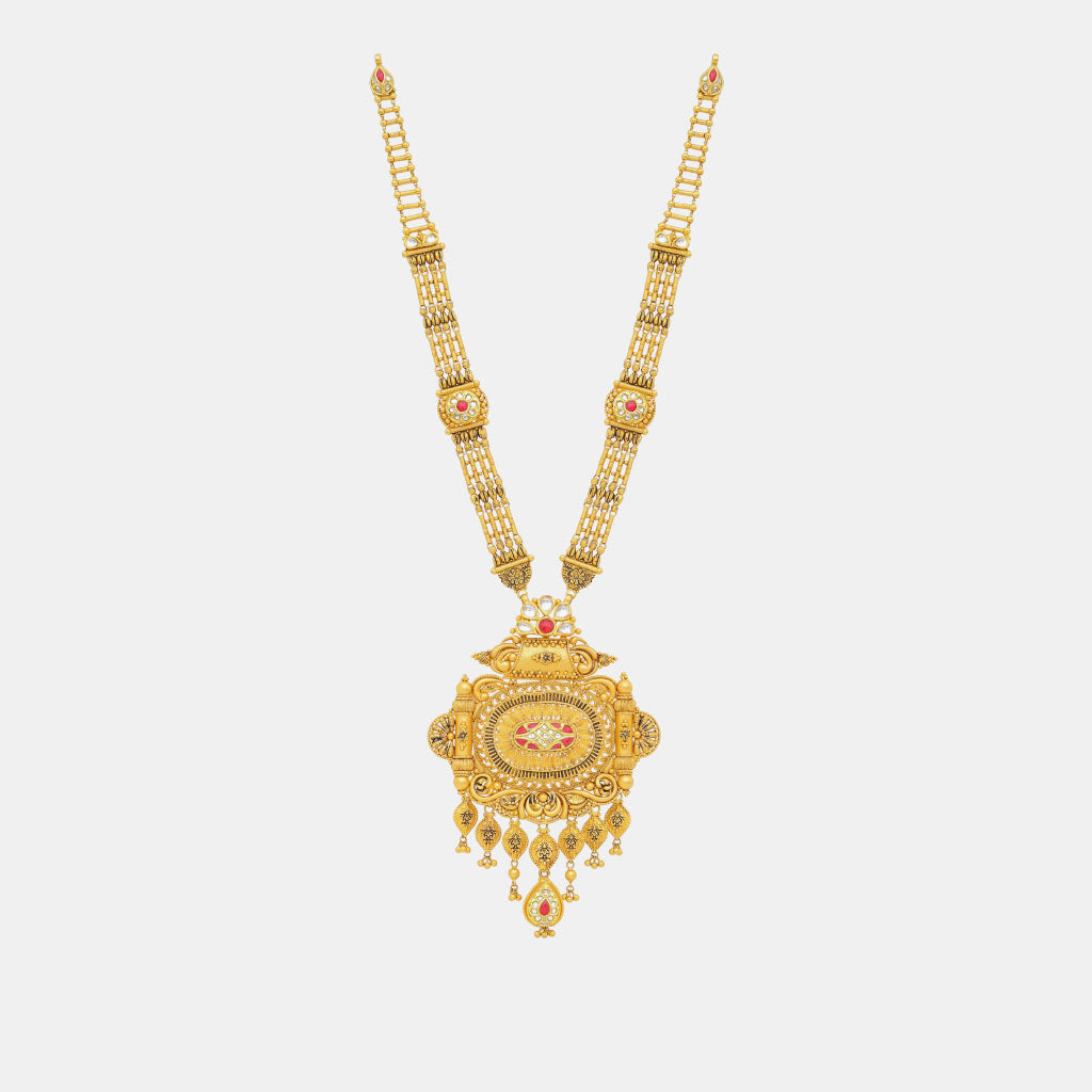 22k Jadtar Necklace JGS-2306-08923