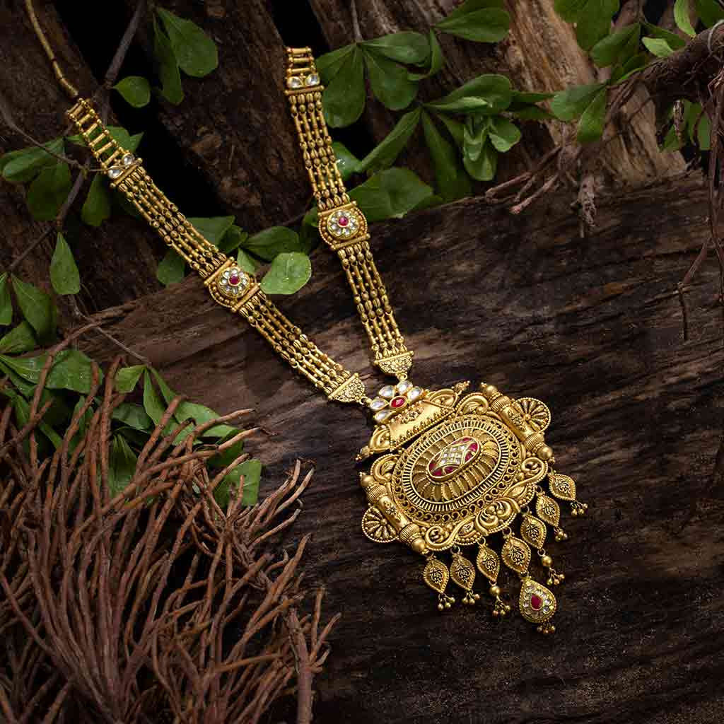 22k Jadtar Necklace JGS-2306-08923