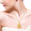 22k Plain Gold Pendant Set JGS-2307-08954