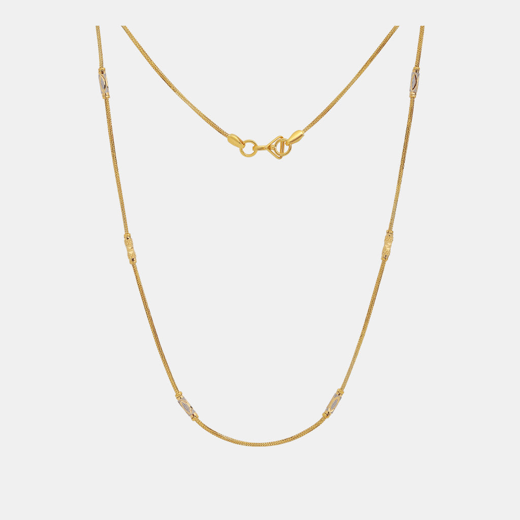 22k Plain Gold Chain JGS-2307-08961