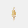 22k Plain Gold Pendant Set JGS-2307-08966