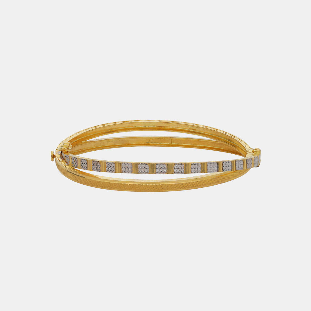 22k Plain Gold Bracelet JGS-2308-09114