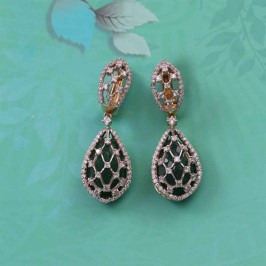 18k Real Diamond Earring JG-1020