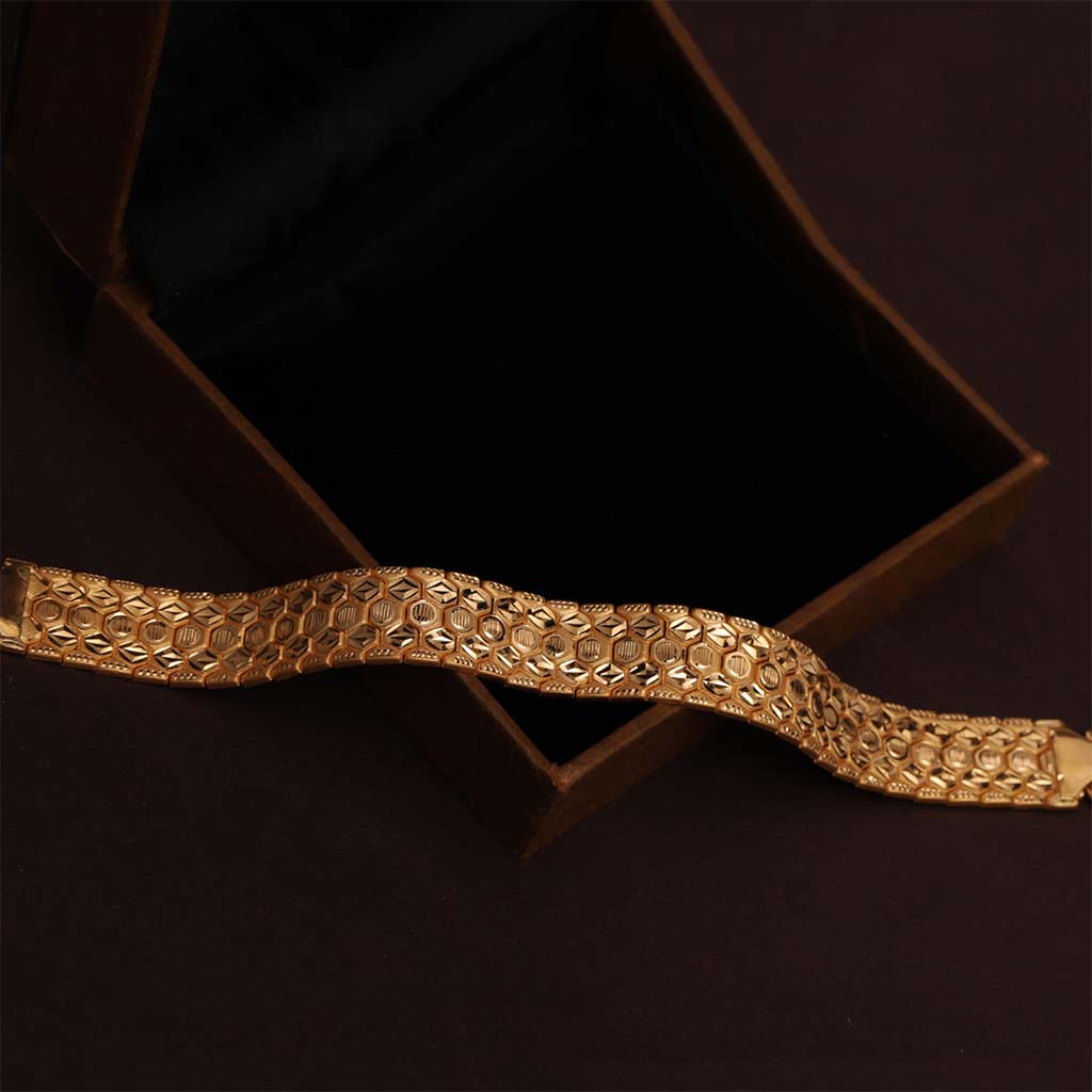 22k Plain Gold Bracelet JG-1812-1604 – Jewelegance