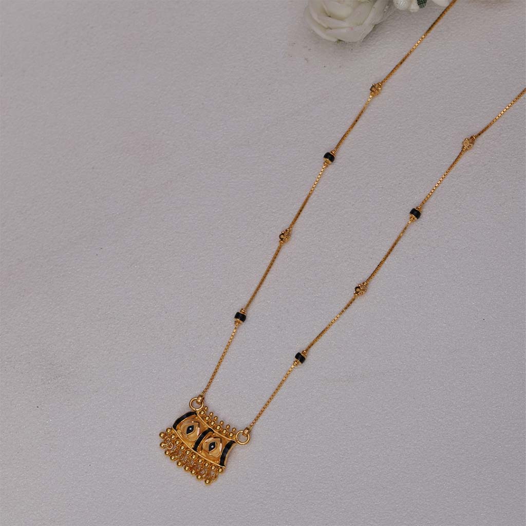 22k Plain Gold Mangalsutra JG-1812-1752