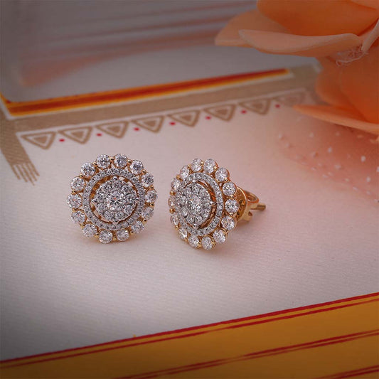 18k Real Diamond Earring JG-1901-2105