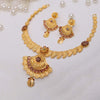 22k Plain Gold Necklace Set JG-1901-3043