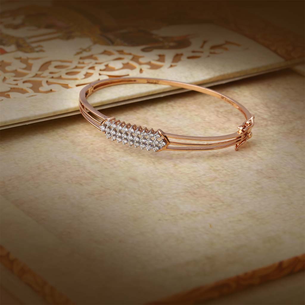 22k Plain Gold Bracelet JSG-2208-07180 – Jewelegance