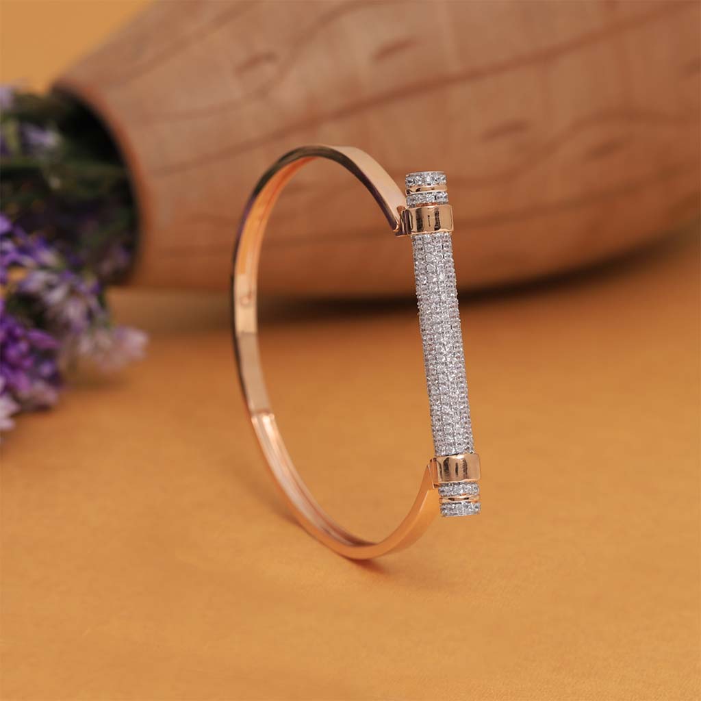 Buy 22K Plain Gold Bracelet for Women At jewelegance.com | Gold bracelet  for girl, Gold bracelet for women, Gold bracelet simple
