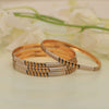 22k Plain Gold Bangles JG-1902-3377