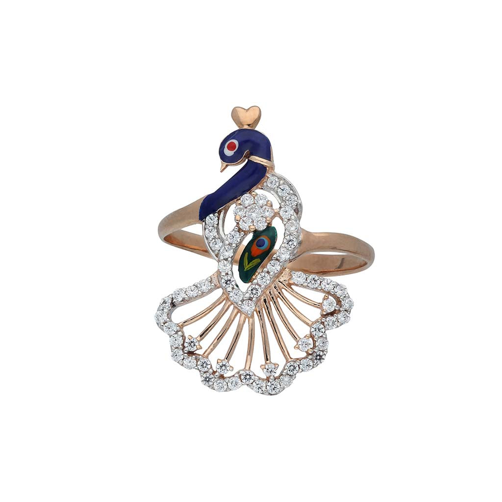 Gemstone Peacock Ring » JewelryThis - Custom Jewelry