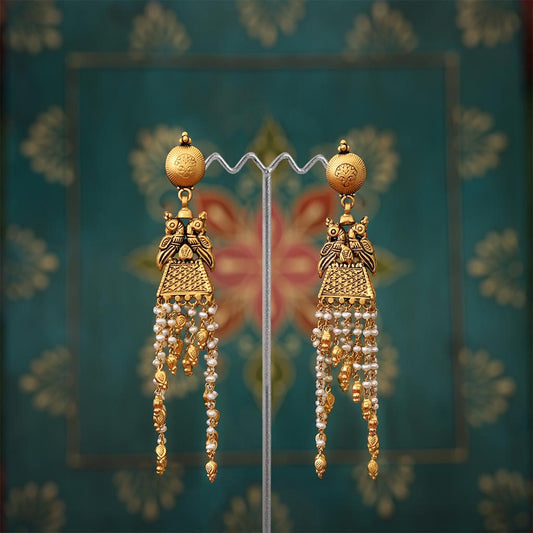 22k Antique Earring JG-1904-2654