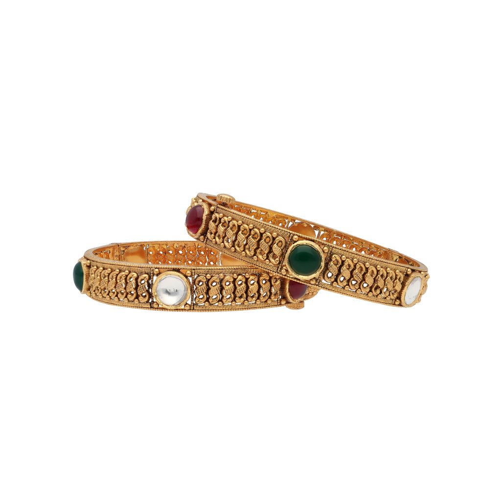 22k Jadtar Bangles JG-1907-2745