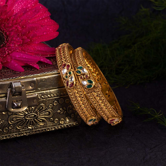 22k Jadtar Bangles JG-1907-2749