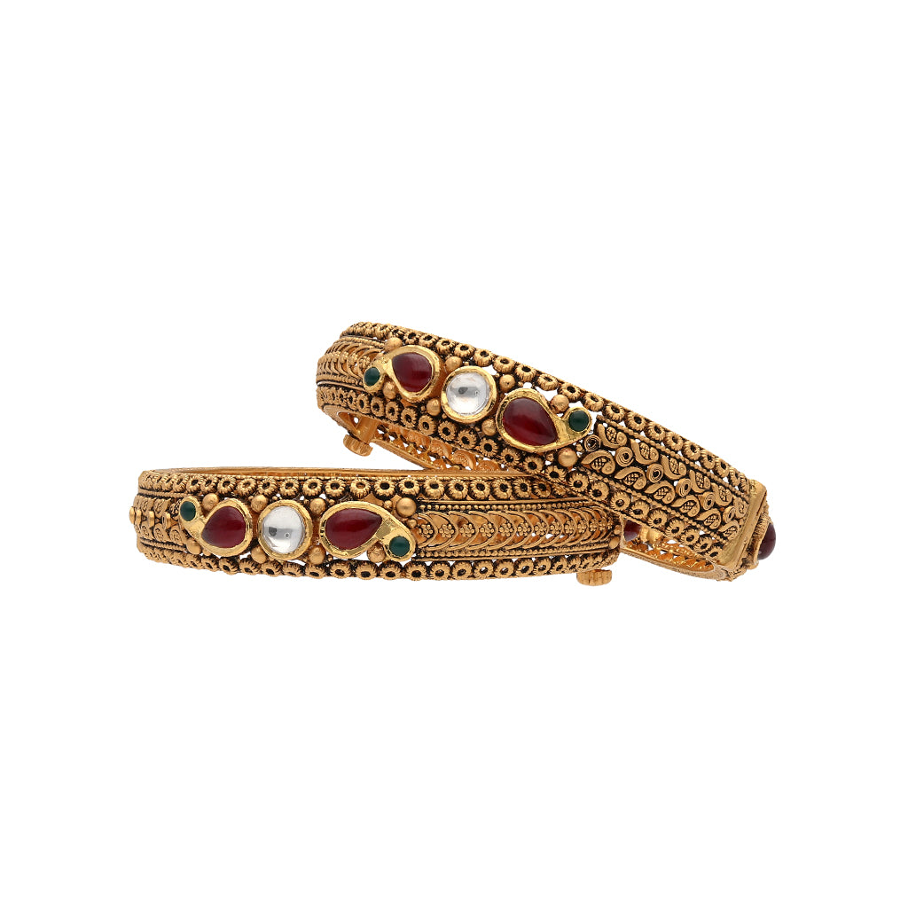 22k Jadtar Bangles JG-1907-2750