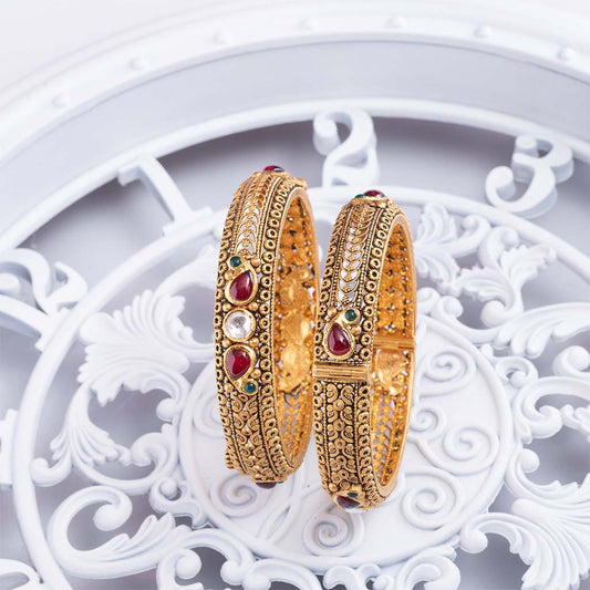 22k Jadtar Bangles JG-1907-2750