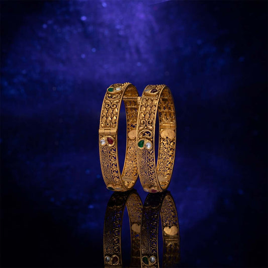 22k Jadtar Bangles JG-1907-2754