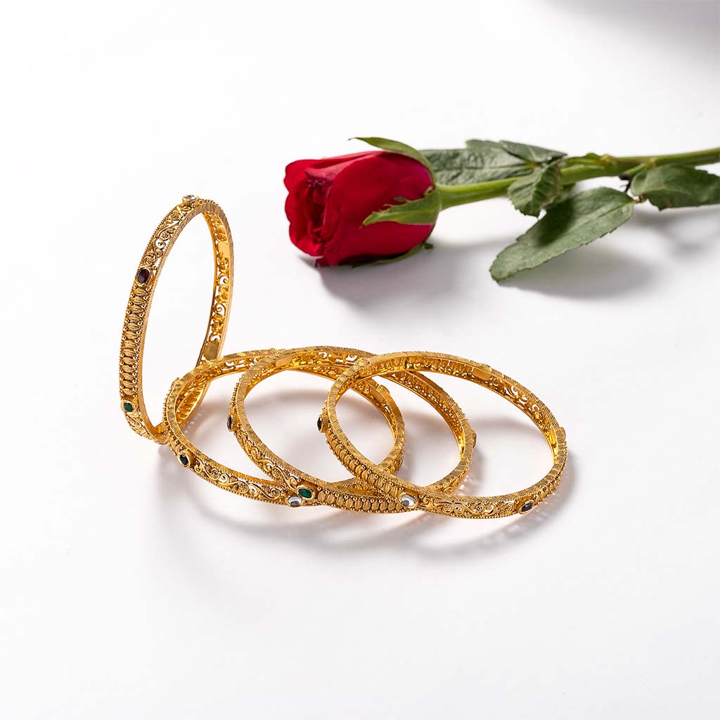 22k Jadtar Bangles JG-1907-2872